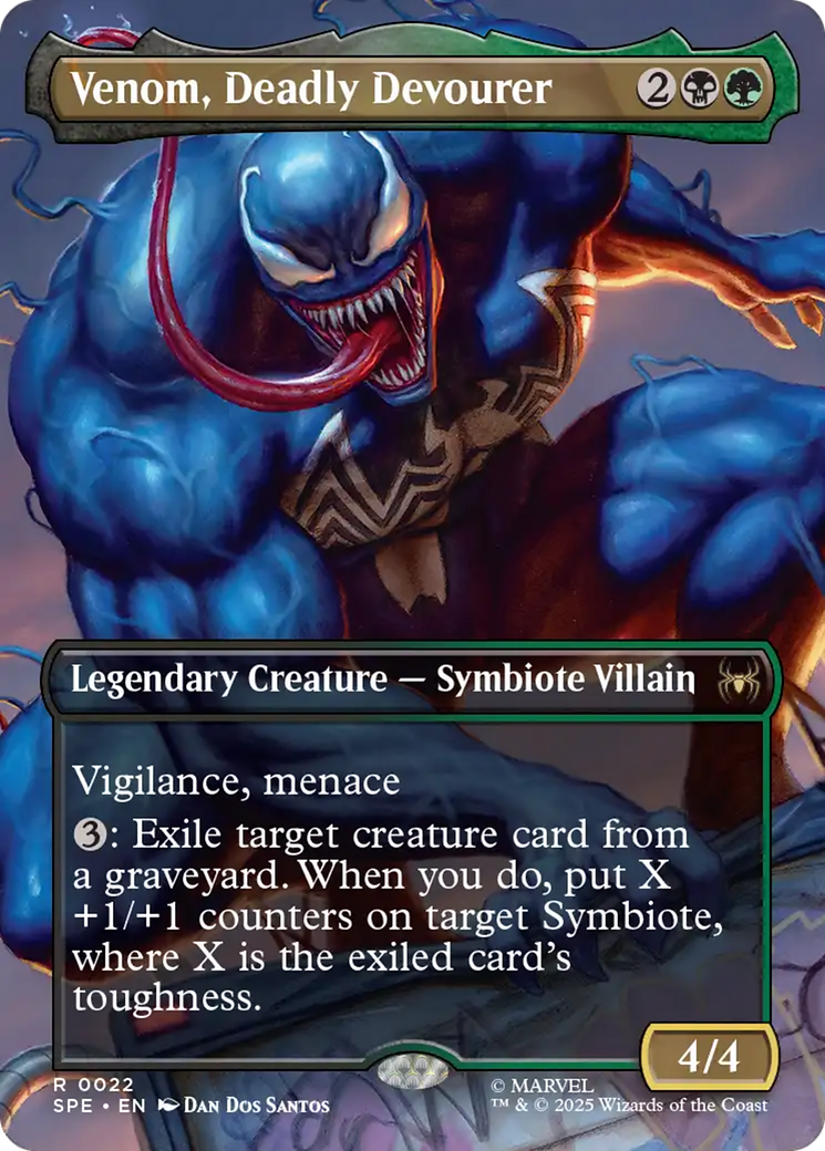 Venom, Deadly Devourer (Borderless) [Marvel's Spider-Man: Eternal-Legal] | Empire Gaming NC
