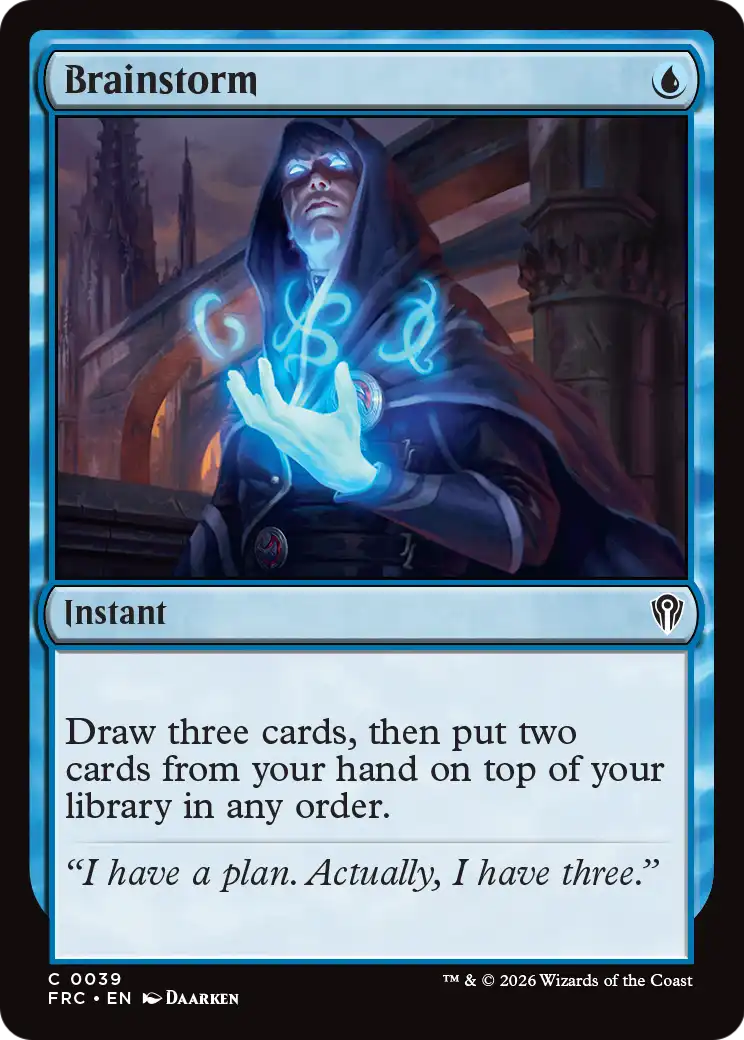 Brainstorm [Reality Fracture Commander] | Empire Gaming NC