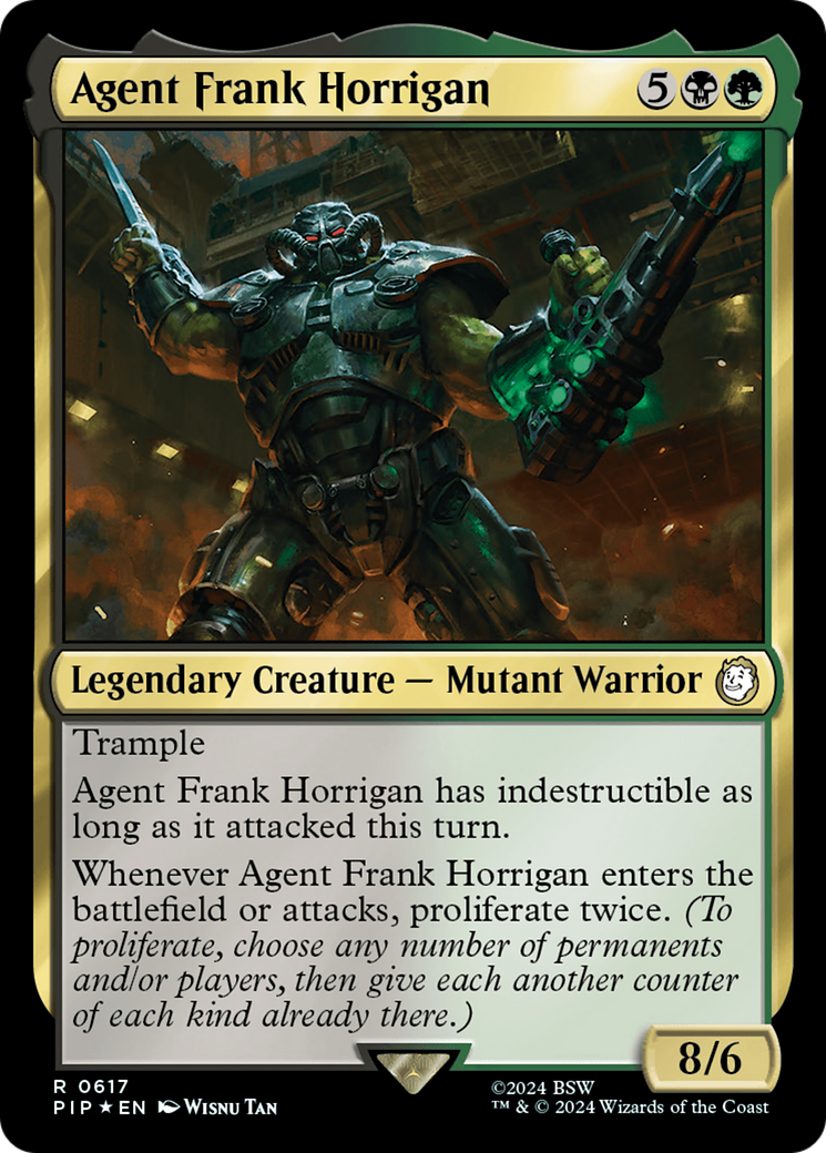 Agent Frank Horrigan (Surge Foil) [Fallout] | Empire Gaming NC