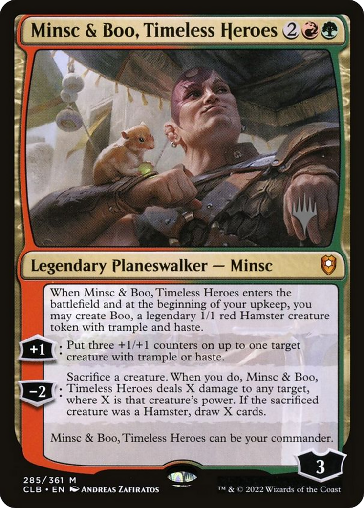 Minsc & Boo, Timeless Heroes (Promo Pack) [The Lost Caverns of Ixalan Promos] | Empire Gaming NC