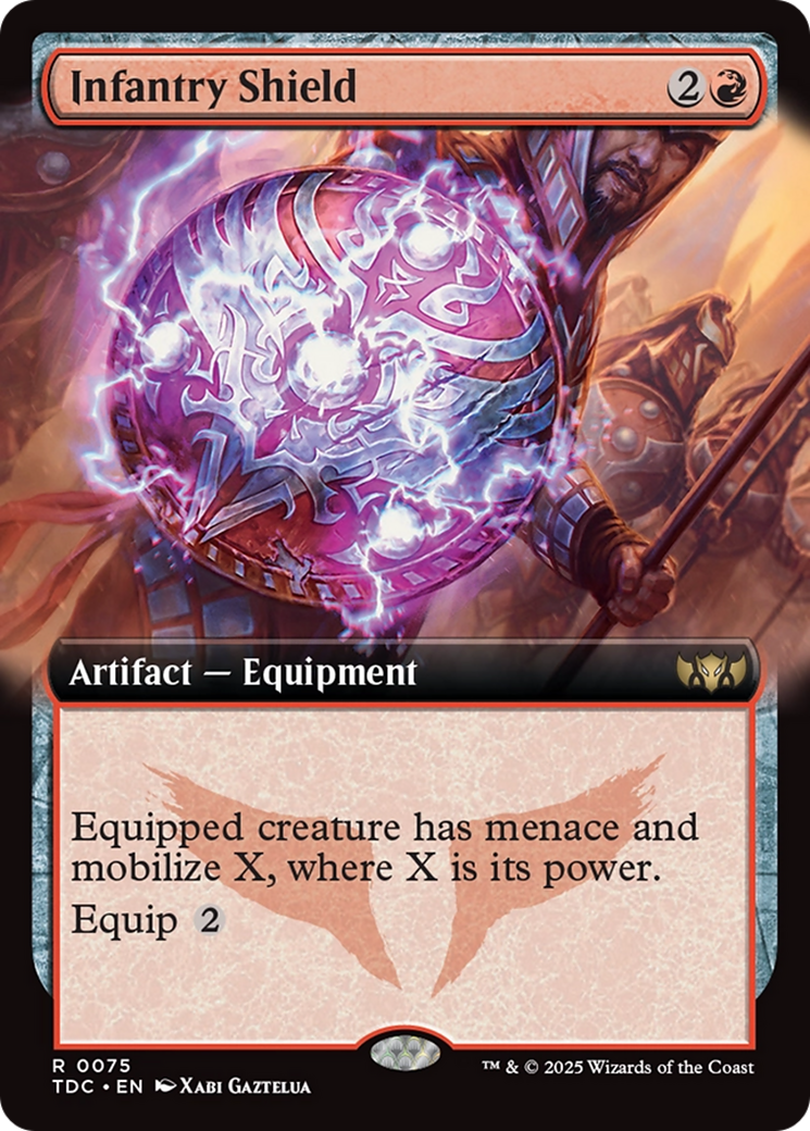 Infantry Shield (Extended Art) [Tarkir: Dragonstorm Commander] | Empire Gaming NC