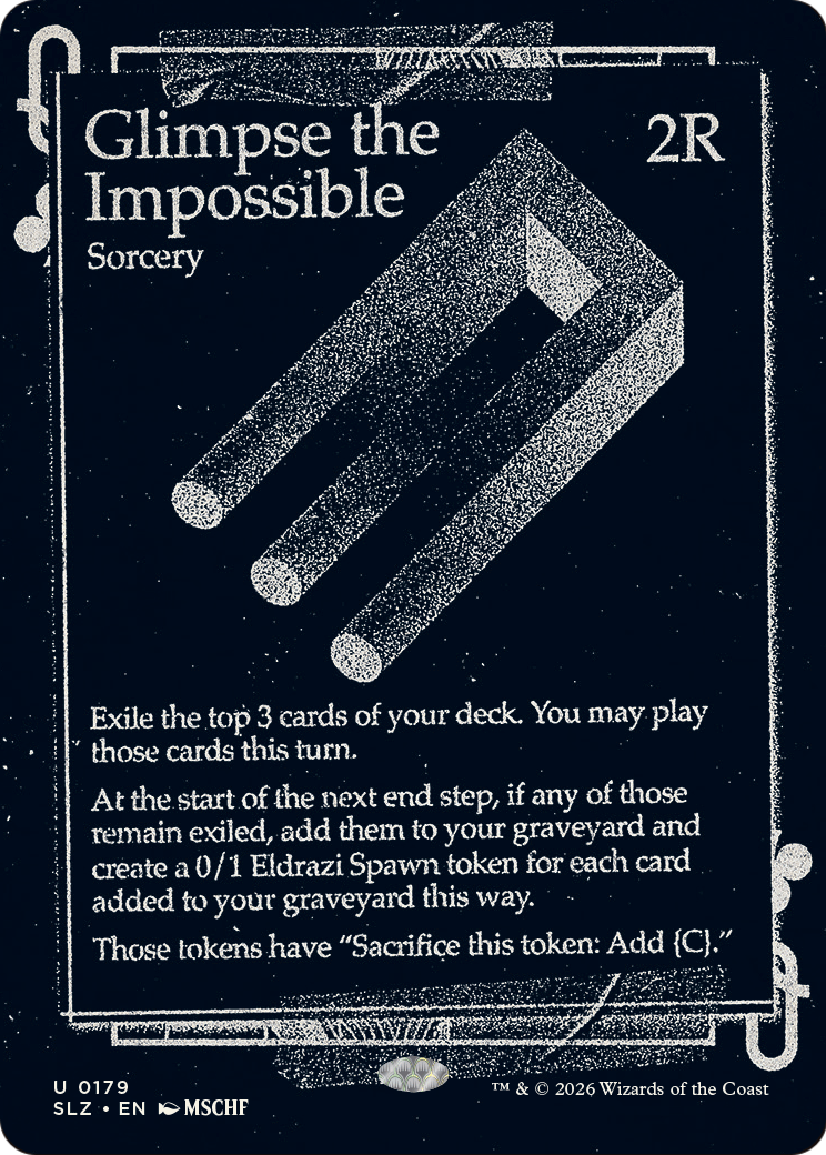 Glimpse the Impossible (0179) [Secret Lair x MSCHF: The Zeta Set] | Empire Gaming NC