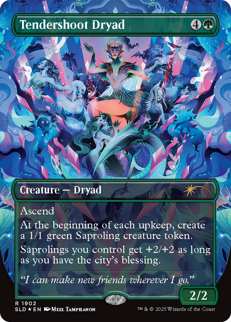 Tendershoot Dryad (Double Rainbow Foil) [Secret Lair Drop Series] | Empire Gaming NC