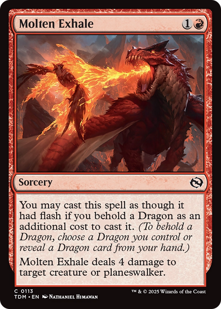 Molten Exhale [Tarkir: Dragonstorm] | Empire Gaming NC