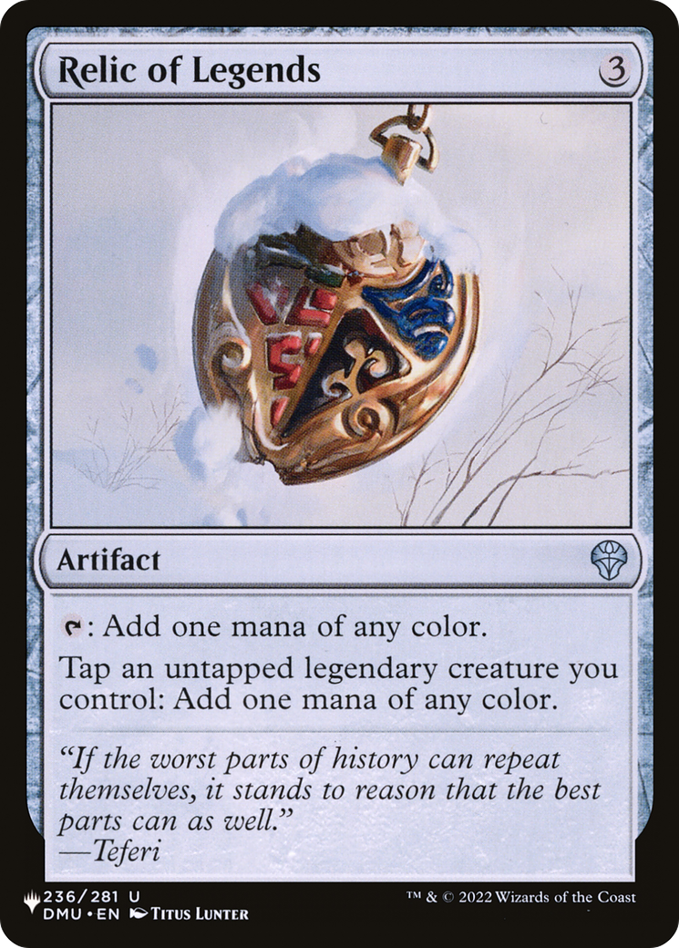 Relic of Legends [The List] | Empire Gaming NC