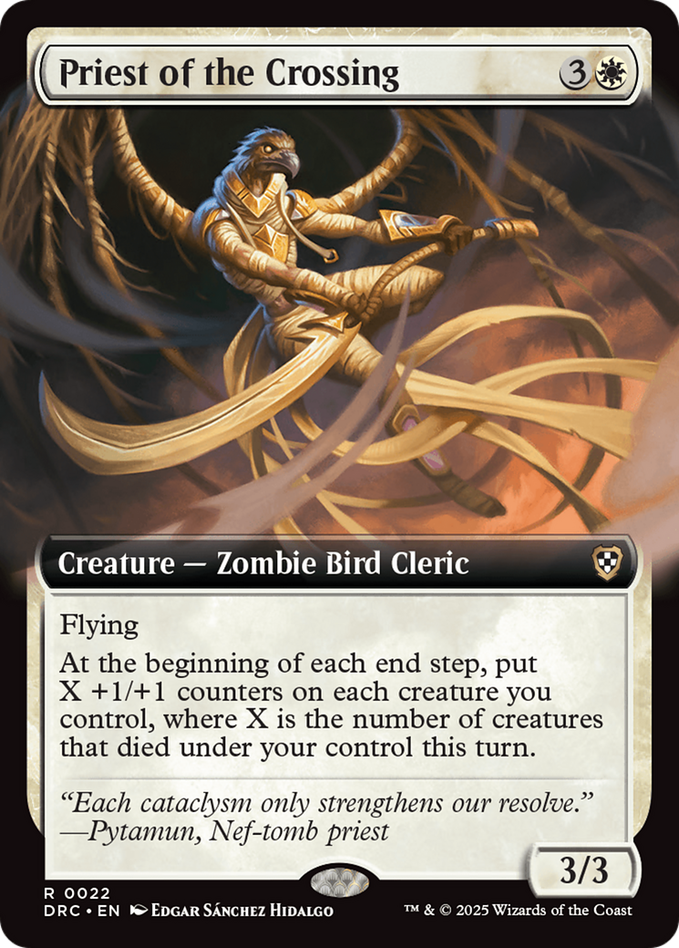 Priest of the Crossing (Extended Art) [Aetherdrift Commander] | Empire Gaming NC