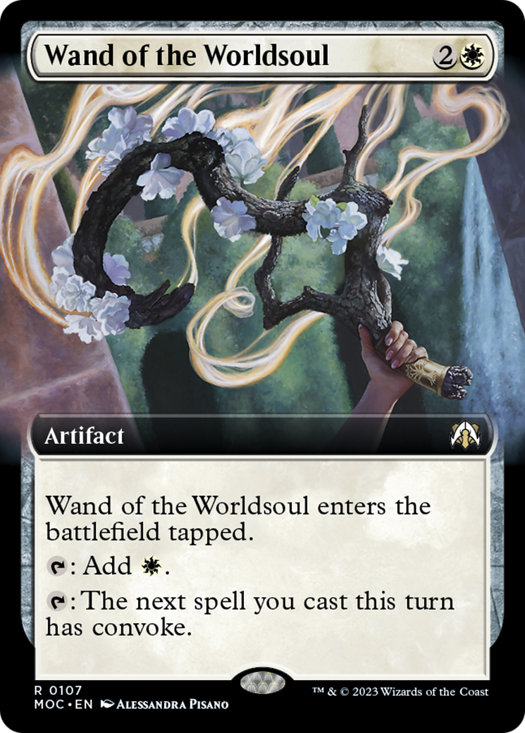 Wand of the Worldsoul (Extended Art) [March of the Machine Commander] | Empire Gaming NC