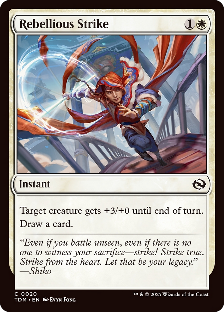 Rebellious Strike [Tarkir: Dragonstorm] | Empire Gaming NC