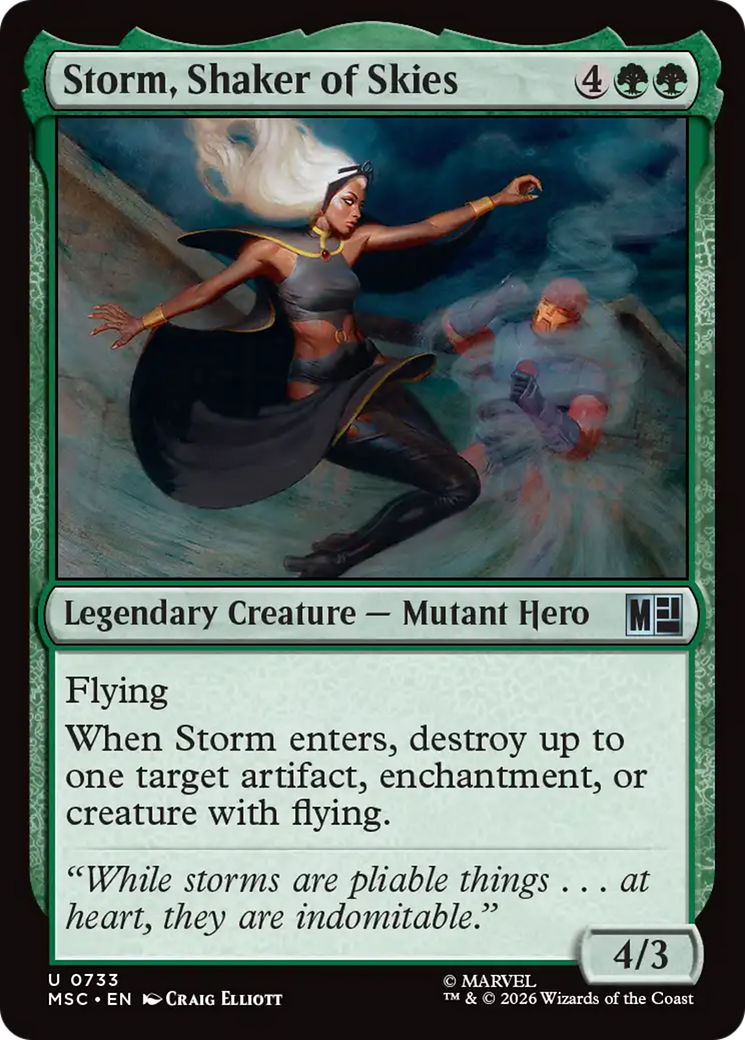 Storm, Shaker of Skies [Marvel Super Heroes Commander] | Empire Gaming NC