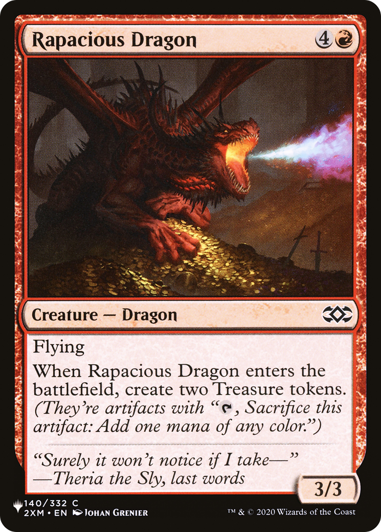 Rapacious Dragon [The List] | Empire Gaming NC