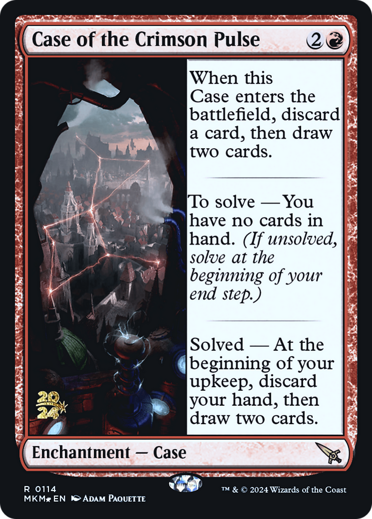 Case of the Crimson Pulse [Murders at Karlov Manor Prerelease Promos] | Empire Gaming NC