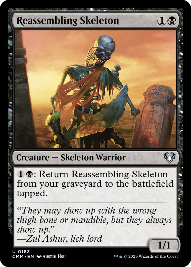 Reassembling Skeleton [Commander Masters] | Empire Gaming NC