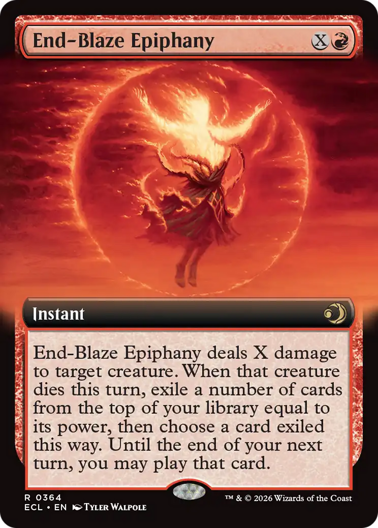 End-Blaze Epiphany (Extended Art) [Lorwyn Eclipsed] | Empire Gaming NC
