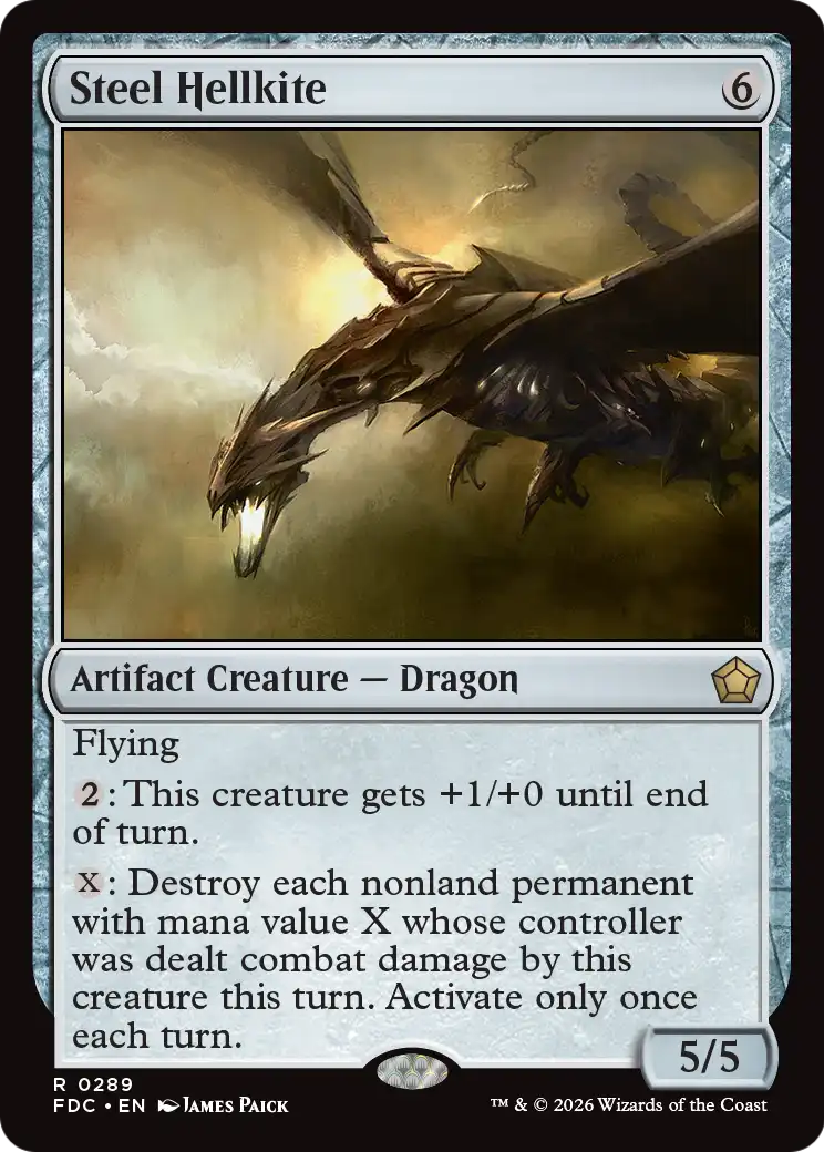 Steel Hellkite [Foundations Commander] | Empire Gaming NC
