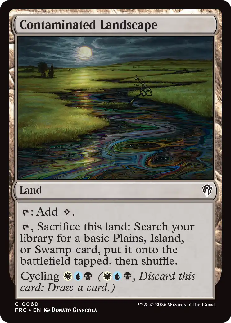 Contaminated Landscape [Reality Fracture Commander] | Empire Gaming NC