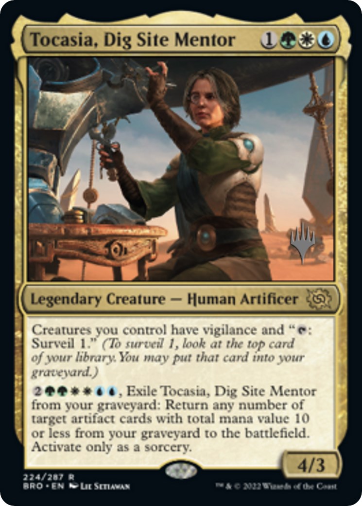 Tocasia, Dig Site Mentor (Promo Pack) [The Brothers' War Promos] | Empire Gaming NC