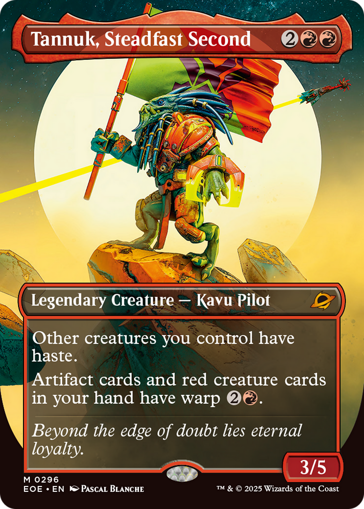 Tannuk, Steadfast Second (Borderless) [Edge of Eternities] | Empire Gaming NC