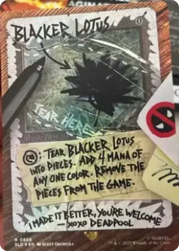 Blacker Lotus (Rainbow Foil) [Secret Lair Drop Series] | Empire Gaming NC