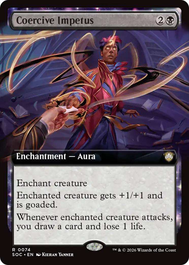 Coercive Impetus (Extended Art) [Secrets of Strixhaven Commander] | Empire Gaming NC