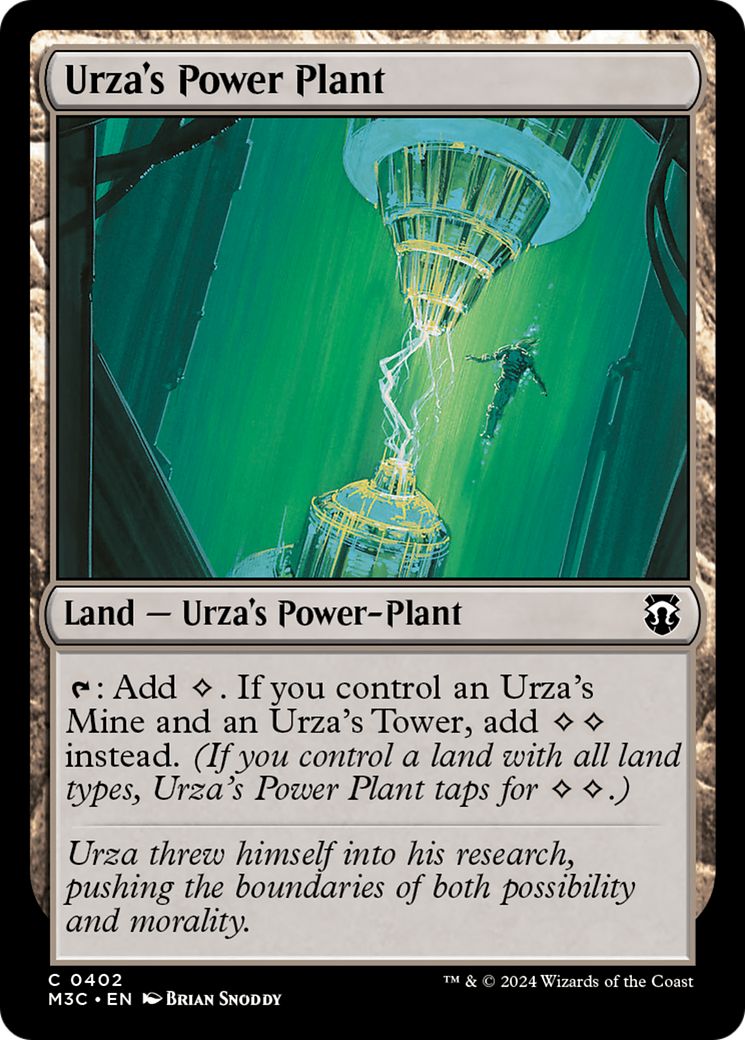 Urza's Power Plant (Ripple Foil) [Modern Horizons 3 Commander] | Empire Gaming NC