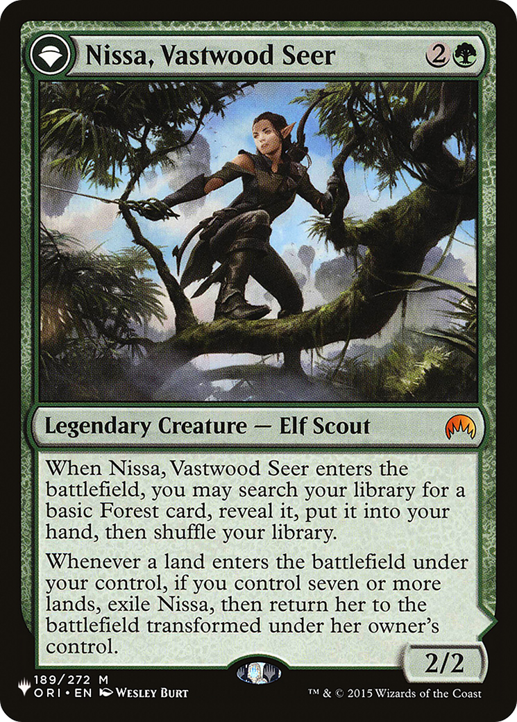 Nissa, Vastwood Seer // Nissa, Sage Animist [Secret Lair: From Cute to Brute] | Empire Gaming NC