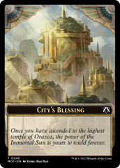 Elephant // City's Blessing Double-Sided Token [March of the Machine Commander Tokens] | Empire Gaming NC