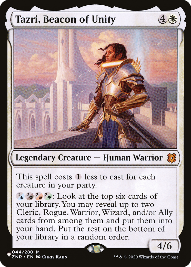 Tazri, Beacon of Unity (ZNR) [The List] | Empire Gaming NC