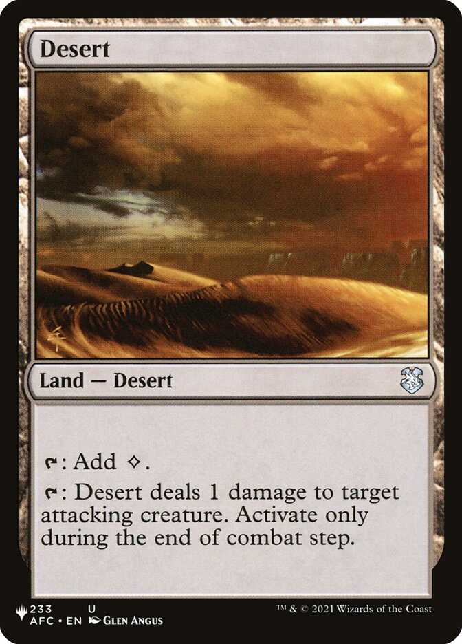 Desert [The List] | Empire Gaming NC