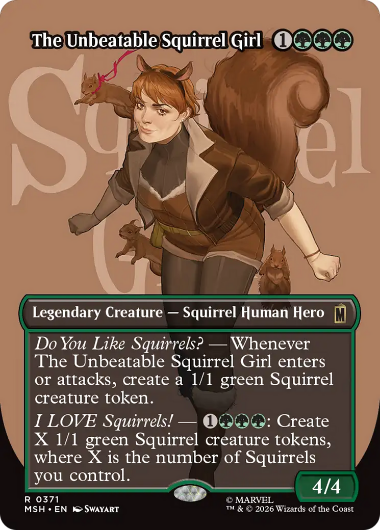 The Unbeatable Squirrel Girl (Borderless) [Marvel Super Heroes] | Empire Gaming NC