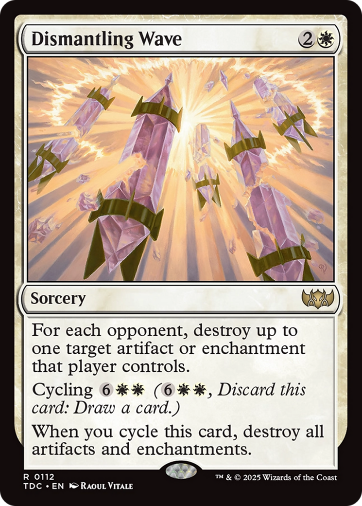 Dismantling Wave [Tarkir: Dragonstorm Commander] | Empire Gaming NC