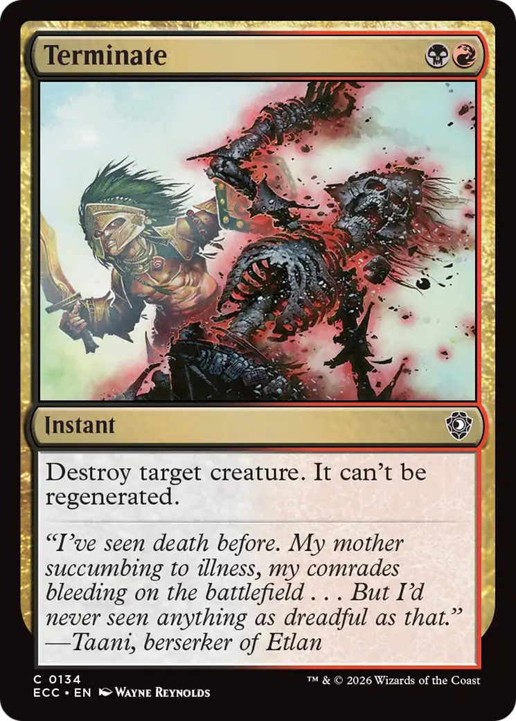 Terminate [Lorwyn Eclipsed Commander] | Empire Gaming NC