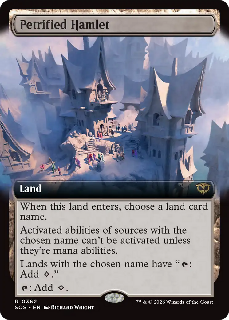 Petrified Hamlet (Extended Art) [Secrets of Strixhaven] | Empire Gaming NC