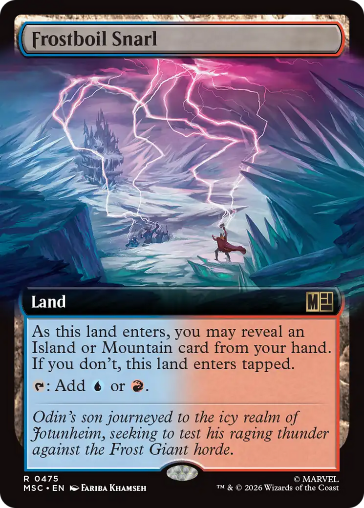 Frostboil Snarl (Extended Art) [Marvel Super Heroes Commander] | Empire Gaming NC
