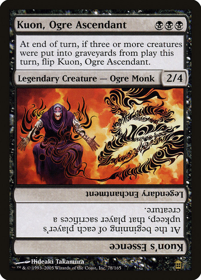 Kuon, Ogre Ascendant // Kuon's Essence [Saviors of Kamigawa] | Empire Gaming NC