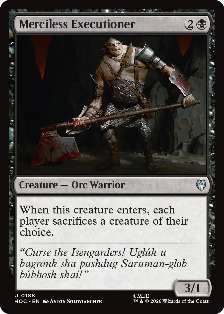 Merciless Executioner [The Hobbit: Eternal-Legal] | Empire Gaming NC