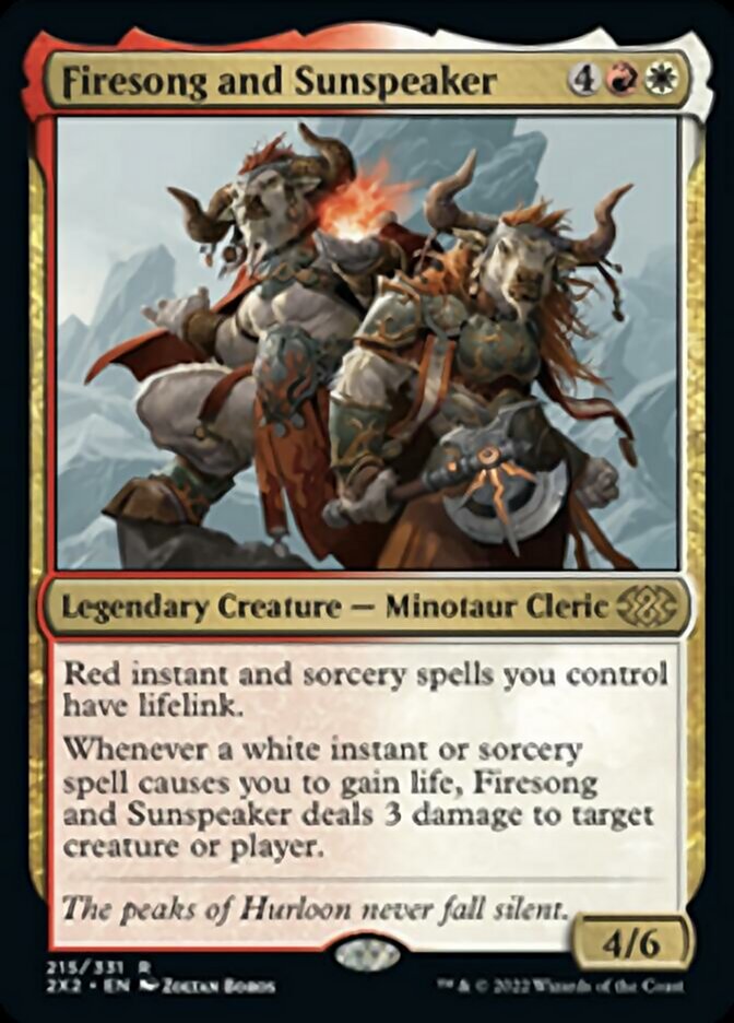 Firesong and Sunspeaker [Double Masters 2022] | Empire Gaming NC