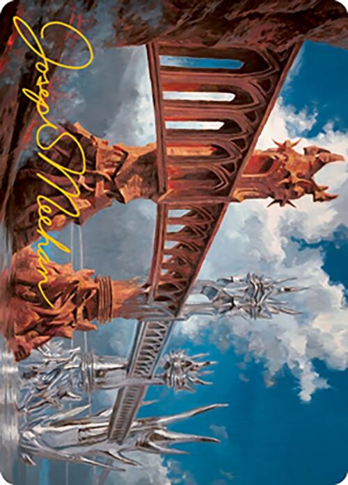 Silverbluff Bridge Art Card (Gold-Stamped Signature) [Modern Horizons 2 Art Series] | Empire Gaming NC