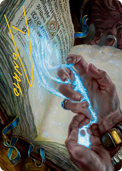 Mystic Redaction Art Card (Gold-Stamped Signature) [Modern Horizons 2 Art Series] | Empire Gaming NC