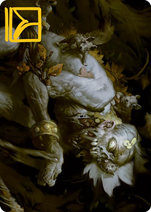 Nested Shambler Art Card (Gold-Stamped Signature) [Modern Horizons 2 Art Series] | Empire Gaming NC