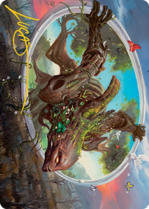 Gaea's Will Art Card (Gold-Stamped Signature) [Modern Horizons 2 Art Series] | Empire Gaming NC