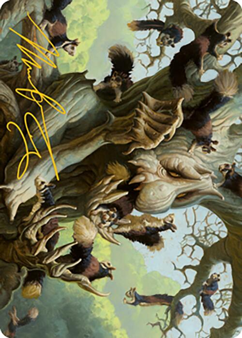 Scurry Oak Art Card (Gold-Stamped Signature) [Modern Horizons 2 Art Series] | Empire Gaming NC