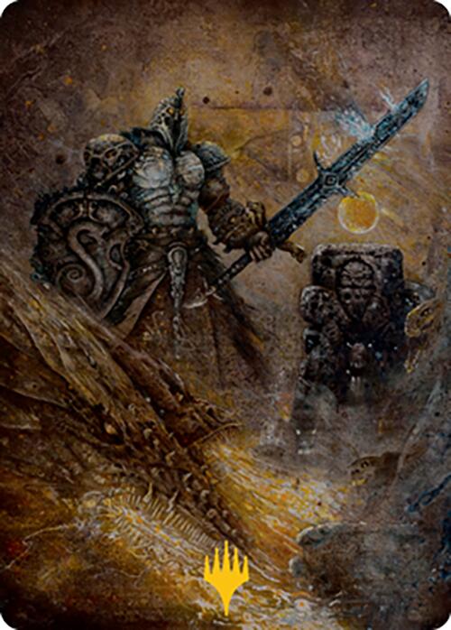 Dakkon, Shadow Slayer Art Card (48) (Gold-Stamped Signature) [Modern Horizons 2 Art Series] | Empire Gaming NC