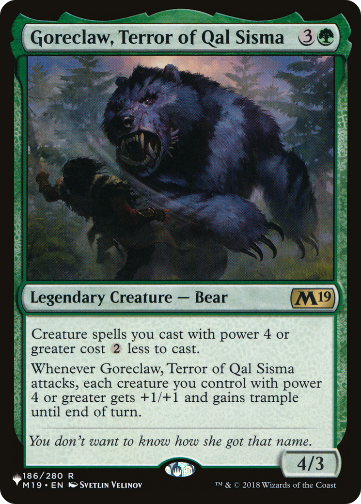 Goreclaw, Terror of Qal Sisma [The List] | Empire Gaming NC