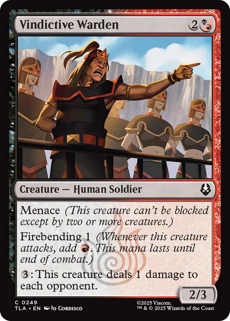 Vindictive Warden [Avatar: The Last Airbender] | Empire Gaming NC