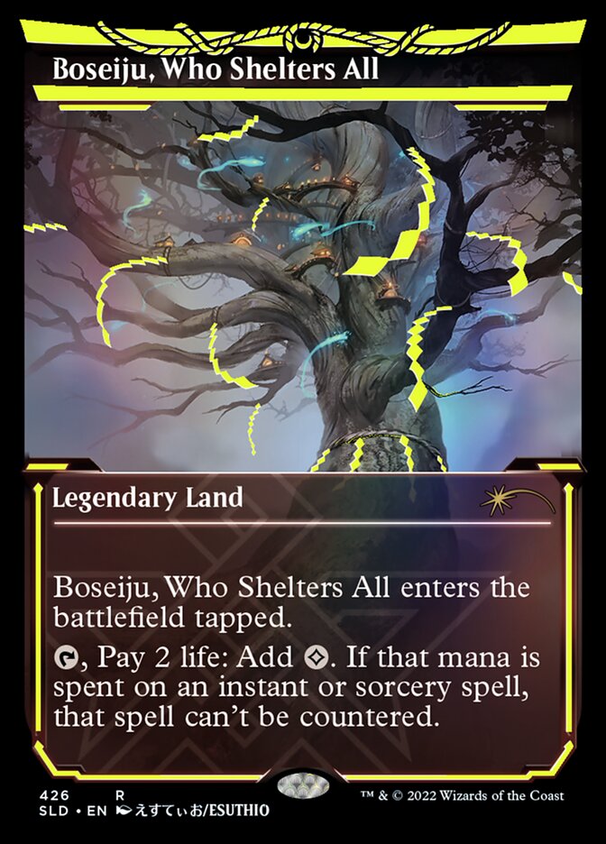 Boseiju, Who Shelters All (Neon Ink Yellow) [Secret Lair Drop Series] | Empire Gaming NC