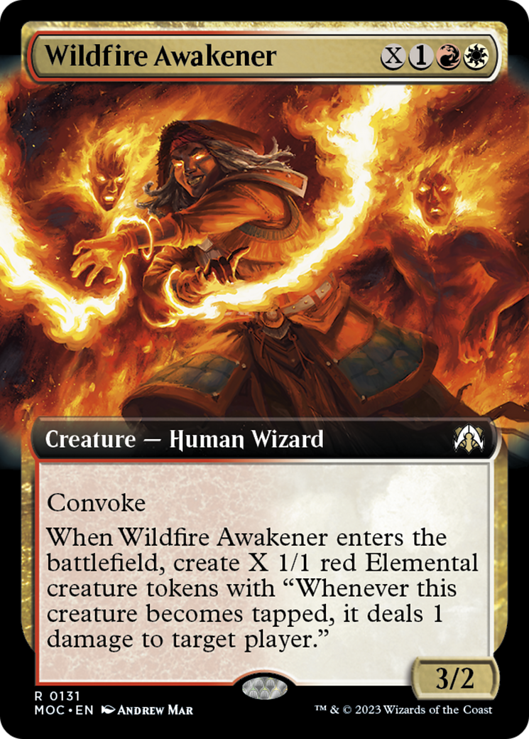 Wildfire Awakener (Extended Art) [March of the Machine Commander] | Empire Gaming NC