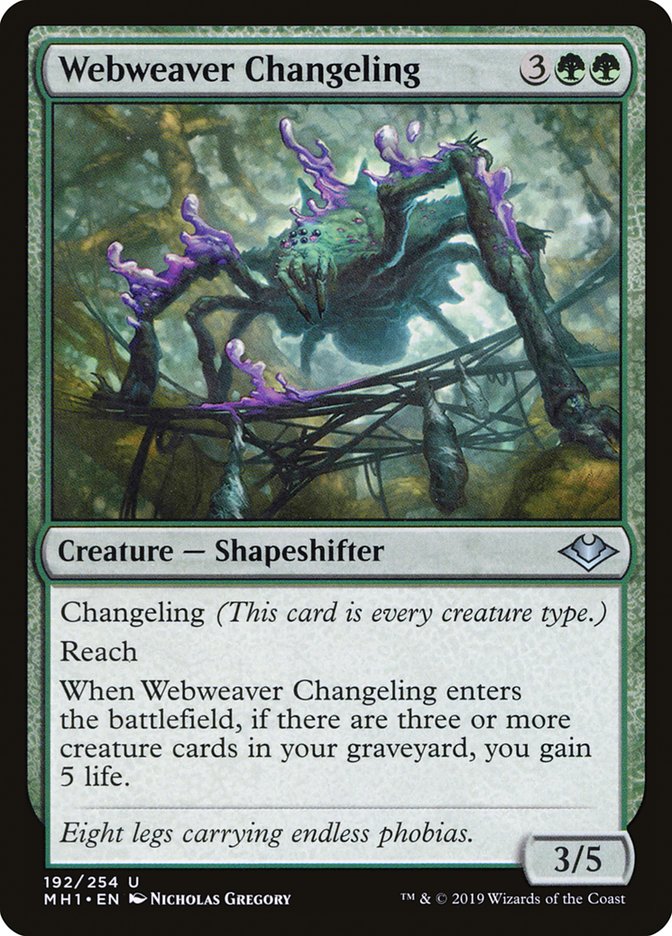 Webweaver Changeling [Modern Horizons] | Empire Gaming NC