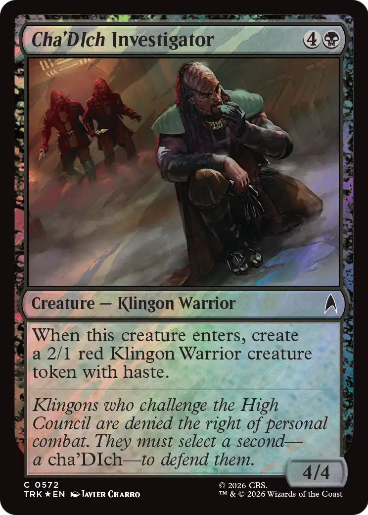 Cha'Dich Investigator (Surge Foil) [Star Trek] | Empire Gaming NC
