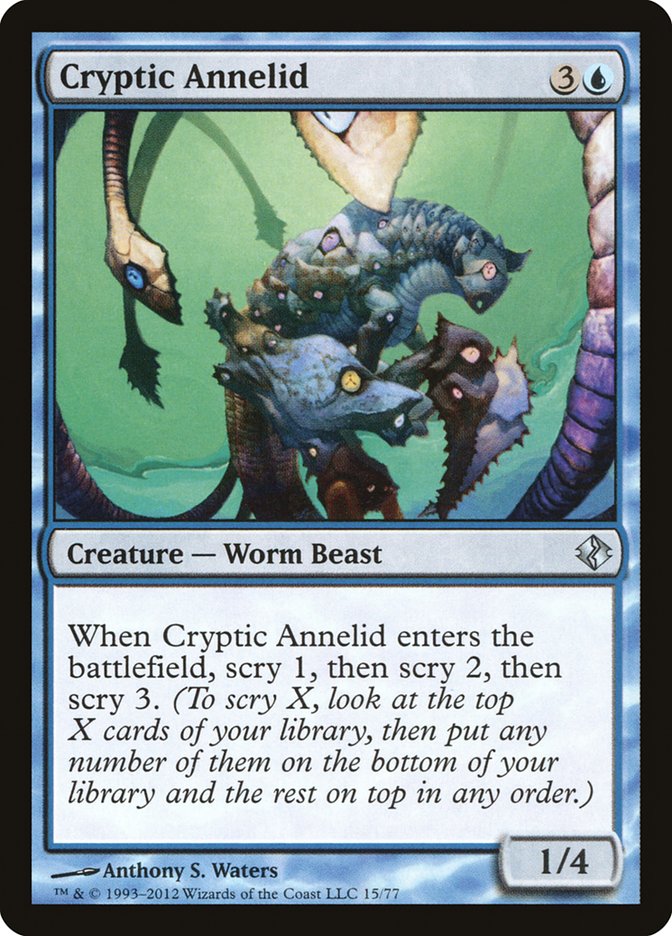 Cryptic Annelid [Duel Decks: Venser vs. Koth] | Empire Gaming NC