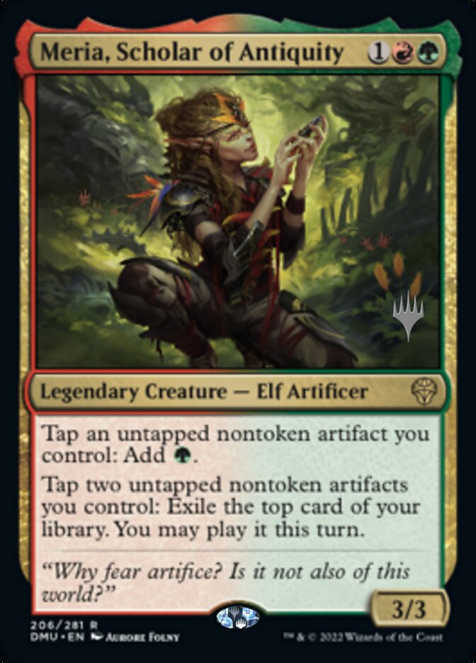 Meria, Scholar of Antiquity (Promo Pack) [Dominaria United Promos] | Empire Gaming NC